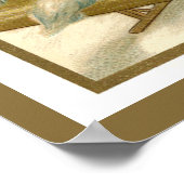 Weihnachten, Viktorianischer Weihnachtsmann im Sle Poster (Ecke)