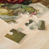 Weihnachten, Viktorianischer Weihnachtsmann im Sle Puzzle (Seite)