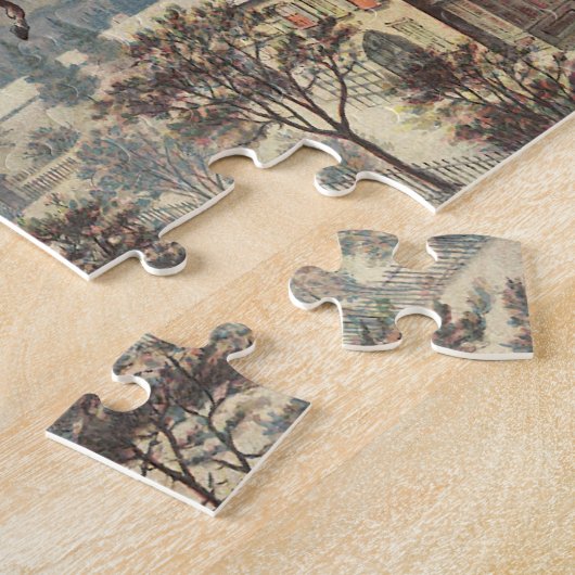 Weihnachten, Viktorianischer Weihnachtsmann im Sle Puzzle (Seite)