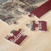 Weihnachten, Viktorianischer Weihnachtsmann im Sle Puzzle (Seite)