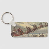 Weihnachten, Viktorianischer Weihnachtsmann im Sle Schlüsselanhänger (Rückseite)