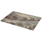 Weihnachten, Viktorianischer Weihnachtsmann im Sle Schneidebrett (Ecke)