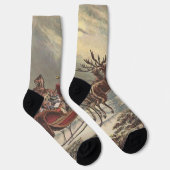 Weihnachten, Viktorianischer Weihnachtsmann im Sle Socken (Rechts)
