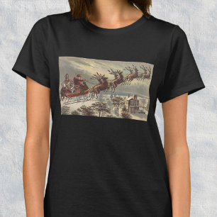 Weihnachten, Viktorianischer Weihnachtsmann im Sle T-Shirt