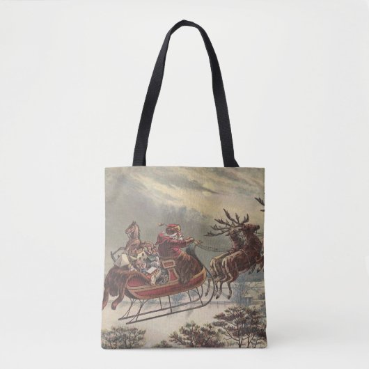 Weihnachten, Viktorianischer Weihnachtsmann im Sle Tasche (Vorderseite)
