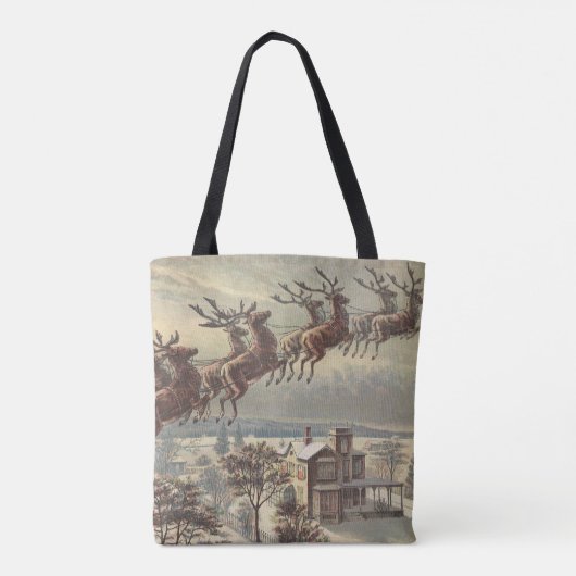 Weihnachten, Viktorianischer Weihnachtsmann im Sle Tasche (Rückseite)