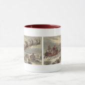 Weihnachten, Viktorianischer Weihnachtsmann im Sle Tasse (Zentrum)