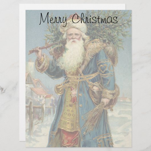 Weihnachten, Viktorianischer Weihnachtsmann mit Ba (Vorne/Hinten)