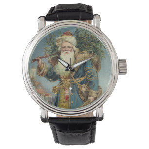 Weihnachten, Viktorianischer Weihnachtsmann mit Ba Armbanduhr