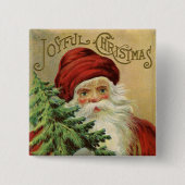 Weihnachten, Viktorianischer Weihnachtsmann mit Ba Button (Vorderseite)