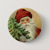 Weihnachten, Viktorianischer Weihnachtsmann mit Ba Button (Vorderseite)