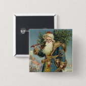 Weihnachten, Viktorianischer Weihnachtsmann mit Ba Button (Vorne & Hinten)