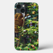 Weihnachten, Viktorianischer Weihnachtsmann mit Ba Case-Mate iPhone Hülle (Rückseite)