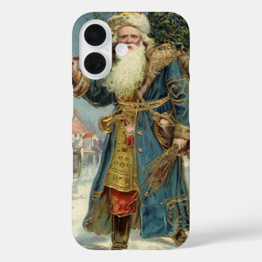 Weihnachten, Viktorianischer Weihnachtsmann mit Ba Case-Mate iPhone Hülle (Rückseite)