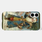 Weihnachten, Viktorianischer Weihnachtsmann mit Ba Case-Mate iPhone Hülle (Rückseite (Horizontal))