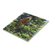 Weihnachten, Viktorianischer Weihnachtsmann mit Ba Fliese (Seite)