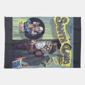 Weihnachten, Viktorianischer Weihnachtsmann mit Ba Geschirrtuch (Horizontal)