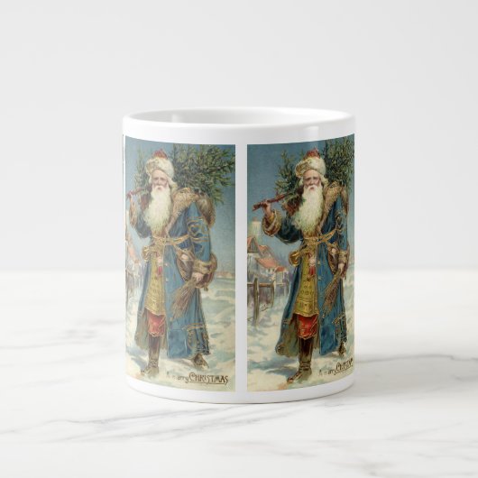 Weihnachten, Viktorianischer Weihnachtsmann mit Ba Jumbo-Tasse (Vorderseite)