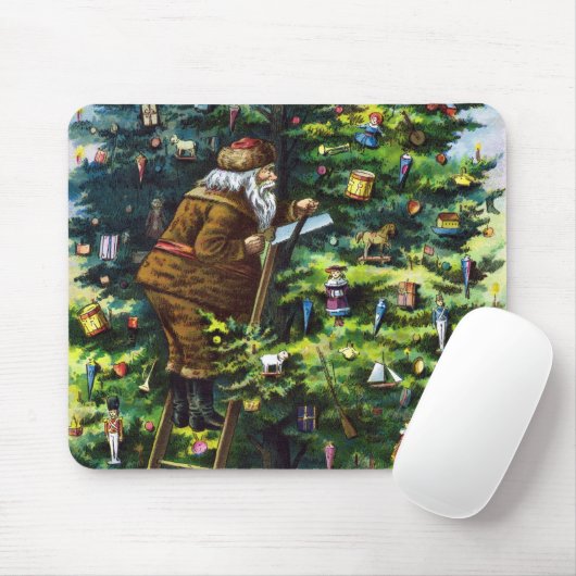 Weihnachten, Viktorianischer Weihnachtsmann mit Ba Mousepad (Mit Mouse)