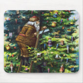 Weihnachten, Viktorianischer Weihnachtsmann mit Ba Mousepad (Vorne)