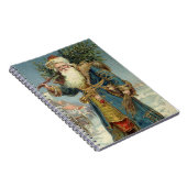 Weihnachten, Viktorianischer Weihnachtsmann mit Ba Notizblock (Rechte Seite)