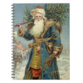 Weihnachten, Viktorianischer Weihnachtsmann mit Ba Notizblock (Vorderseite)