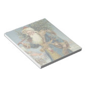 Weihnachten, Viktorianischer Weihnachtsmann mit Ba Notizblock (angewinkelt)