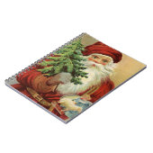 Weihnachten, Viktorianischer Weihnachtsmann mit Ba Notizblock (Linke Seite)