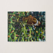 Weihnachten, Viktorianischer Weihnachtsmann mit Ba Puzzle (Horizontal)