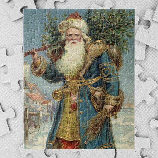 Weihnachten, Viktorianischer Weihnachtsmann mit Ba Puzzle