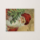Weihnachten, Viktorianischer Weihnachtsmann mit Ba Puzzle (Horizontal)