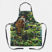 Weihnachten, Viktorianischer Weihnachtsmann mit Ba Schürze (Vorderseite)