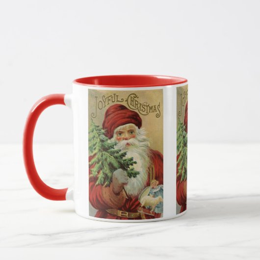 Weihnachten, Viktorianischer Weihnachtsmann mit Ba Tasse (Links)
