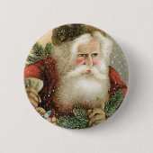 Weihnachten, Viktorianischer Weihnachtsmann mit Pi Button (Vorderseite)