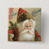 Weihnachten, Viktorianischer Weihnachtsmann mit Pi Button (Vorderseite)