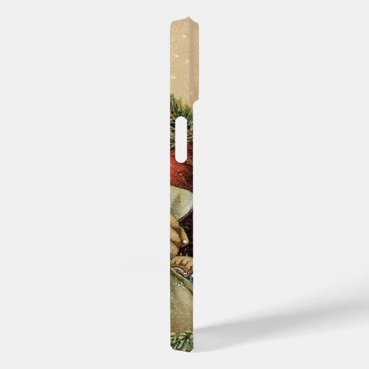 Weihnachten, Viktorianischer Weihnachtsmann mit Pi Case-Mate iPhone Hülle (Rückseite / Rechts)