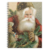 Weihnachten, Viktorianischer Weihnachtsmann mit Pi Notizblock (Vorderseite)