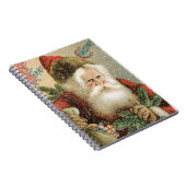 Weihnachten, Viktorianischer Weihnachtsmann mit Pi Notizblock (Rechte Seite)