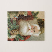 Weihnachten, Viktorianischer Weihnachtsmann mit Pi Puzzle (Horizontal)