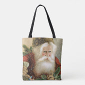 Weihnachten, Viktorianischer Weihnachtsmann mit Pi Tasche (Rückseite)