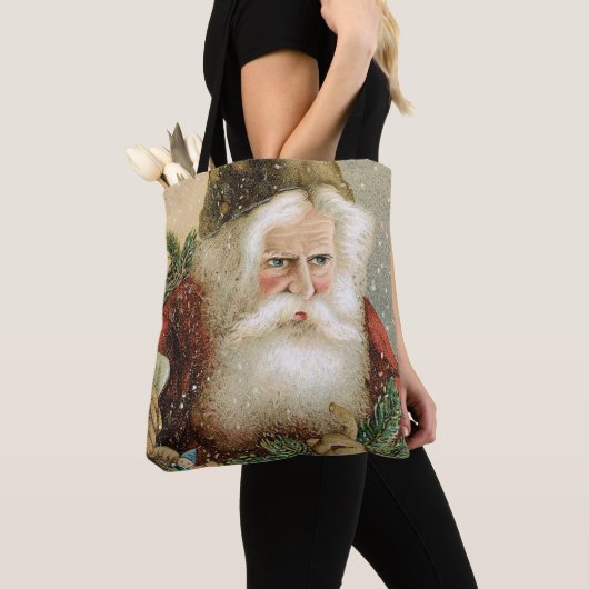 Weihnachten, Viktorianischer Weihnachtsmann mit Pi Tasche (Von Nahem)