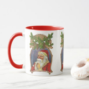 Weihnachten, Viktorianischer Weihnachtsmann mit Pi Tasse