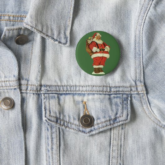 Weihnachten, Viktorianischer Weihnachtsmann mit Sp Button (Beispiel)