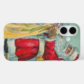 Weihnachten, Viktorianischer Weihnachtsmann mit Sp Case-Mate iPhone Hülle (Rückseite (Horizontal))