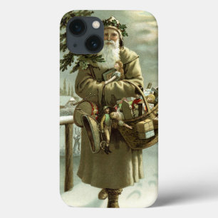 Weihnachten, Viktorianischer Weihnachtsmann mit Sp Case-Mate iPhone Hülle