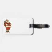 Weihnachten, Viktorianischer Weihnachtsmann mit Sp Gepäckanhänger (Rückseite horizontal)