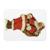 Weihnachten, Viktorianischer Weihnachtsmann mit Sp Magnet (Horizontal)