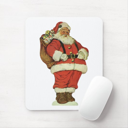 Weihnachten, Viktorianischer Weihnachtsmann mit Sp Mousepad (Mit Mouse)