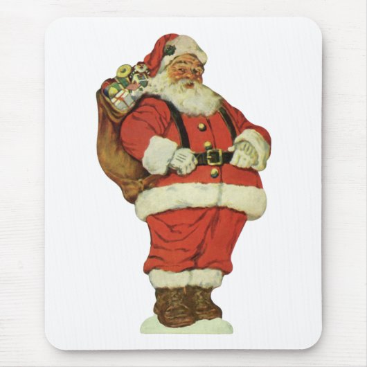 Weihnachten, Viktorianischer Weihnachtsmann mit Sp Mousepad (Vorne)