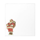 Weihnachten, Viktorianischer Weihnachtsmann mit Sp Notizblock (Vorderseite)